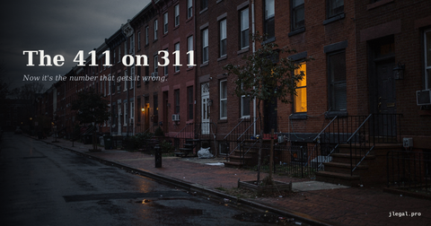 The 411 on 311 — a Philadelphia 311 rep read a caller a rental-license date the city's own tool got wrong by five months