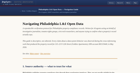 Philadelphia L&I Open Data Guide