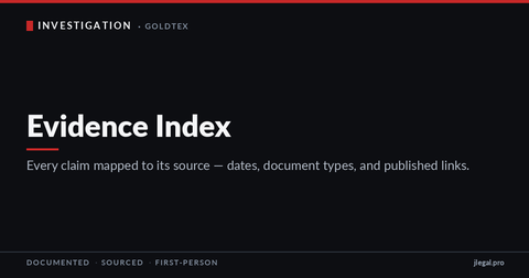 Evidence Index