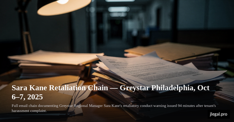 Sara Kane Retaliation Chain