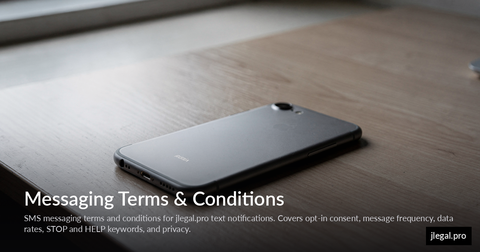 Messaging Terms & Conditions | jlegal.pro