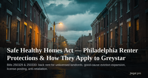 Safe Healthy Homes Act