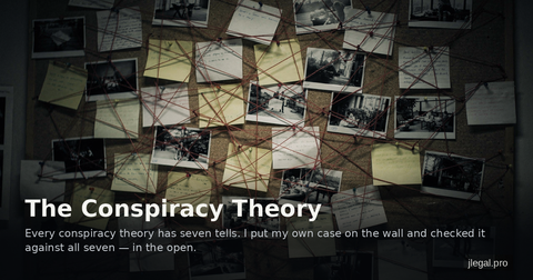 The Conspiracy Theory — tested against the seven traits of conspiratorial thinking